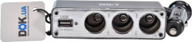 Разветвитель прикуривателя с USB Pulso 3 в 1 + USB WF-0096