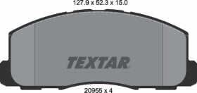 Гальмівні колодки Textar 2095501