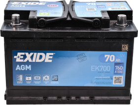 Аккумулятор Exide 6 CT-70-R Start-Stop AGM EK700