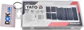 Набор термоусадок Yato YT-06866 цвет черный 127 шт