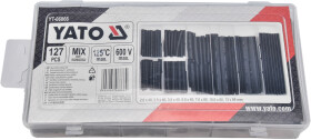 Набір термоусадок Yato YT-06866 колір чорний 127 шт