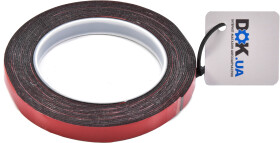 Двухсторонний скотч Solar DS1125 на полиэтиленовой основе 12 мм x 5 м