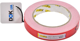 Двосторонній скотч UNIFIX PN-1905W на поліетиленовій основі 19 мм Х 5 м