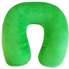 Подушка-підголовник Coverbag Memory foam зелена без логотипа 482