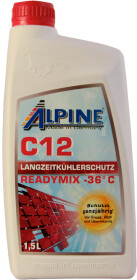 Готовый антифриз Alpine Ready Mix G12 красный -36 °C