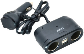 Разветвитель прикуривателя с USB Zollex 1675