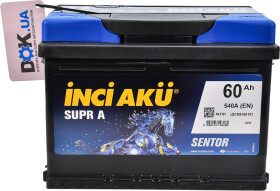 Аккумулятор Inci Aku 6 CT-60-R Supr A Sentor L2060054013