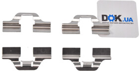 Комплектующие дисковых тормозных колодок ATE 13.0460-0072.2