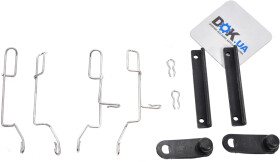 Комплектующие дисковых тормозных колодок ERT 420027