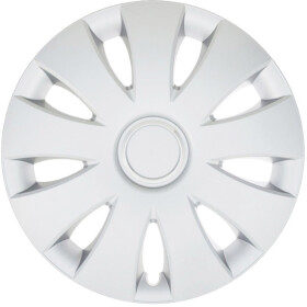 Комплект колпаков на колеса JESTIC Aura Ring цвет белый