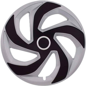 Комплект колпаков на колеса JESTIC Rex Ring Mix цвет серебристый + черный
