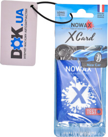 Ароматизатор Nowax X Card New Car 12
