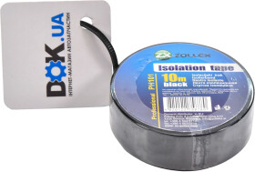 Изолента Zollex PH101 черная 19 мм х 10 м 10 шт