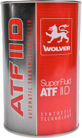 Трансмиссионное масло Wolver Super Fluid ATF IID синтетическое