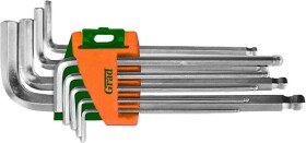 Набор ключей шестигранных Sigma 4022185 1,5-10 мм с шарообразным наконечником 9 шт