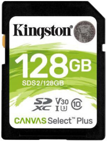 Карта памяти Kingston Canvas Select Plus SDHC 128 ГБ