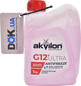 Готовий антифриз Akvilon Ultra G12+ червоний -40 °C