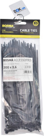 Стяжка Bosma 3318 200 мм 3,6 мм 20 шт