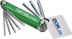 Набір ключів TORX Toptul AIFH0801 T9-T40 8 шт