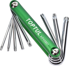 Набор ключей TORX Toptul AIFH0801 T9-T40 8 шт