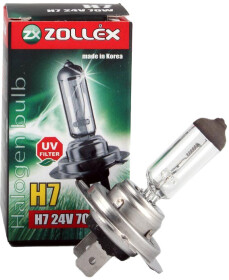 Автолампа Zollex H7 PX26d 70 W прозора 59994