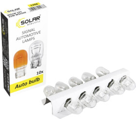 Автолампа Solar W21W W3x16d 21 W прозора 1266