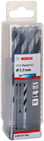 Набор сверл Bosch спиральных по металлу 2608577245 7.7 мм 10 шт.