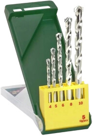 Набор буров Bosch 2607019438 спиральных по кирпичу и бетону 4-10 мм 5 шт.