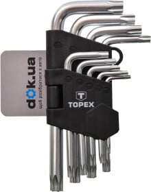 Набір ключів TORX Topex 35D960 T10-T50 9 шт