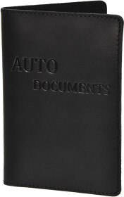 Обкладинка для прав і техпаспорта Shvigel 13923 колір чорний
