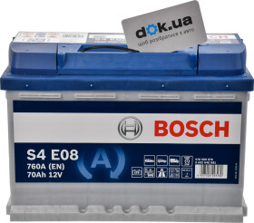 Акумулятор Bosch 6 CT-70-R S4 EFB 0092S4E081
