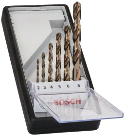 Набор сверл Bosch спиральных по металлу 2607019924 2-8 мм 6 шт.