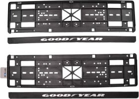 Комплект рамок номерного знака Aurora NPH-05 цвет черный Goodyear