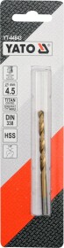 Свердло Yato спіральне по металу YT-44643 4.5 мм