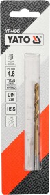 Свердло Yato спіральне по металу YT-44645 4.8 мм