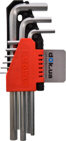 Набір ключів шестигранних Yato YT0500 1,5-10 мм 9 шт