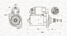 Стартер Magneti Marelli 943206191010