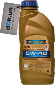 Моторна олива Ravenol VDL 5W-40 синтетична