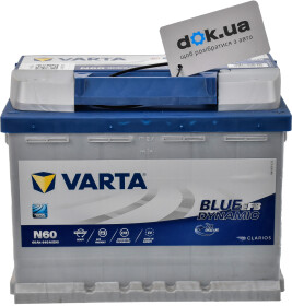 Акумулятор Varta 6 CT-60-R Blue Dynamic EFB 560500064