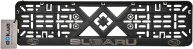 Рамка номерного знака Vitol 50277 цвет черный на Subaru пластик