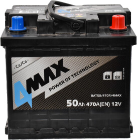 Акумулятор 4Max 6 CT-50-R BAT50470R4MAX