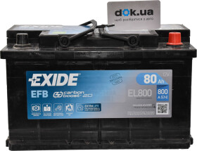 Аккумулятор Exide 6 CT-80-R Start-Stop EFB EL800
