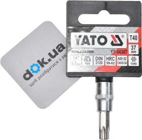 Торцева голова з битою Yato YT-04307 T40 1/4