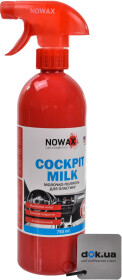 Поліроль для салону Nowax Cockpit Milk нове авто 750 мл