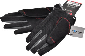 Перчатки рабочие Intertool синтетические черный