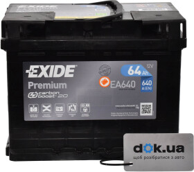 Аккумулятор Exide 6 CT-64-R Premium EA640