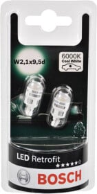 Автолампа Bosch Retrofit LED W5W W2,1x9,5d 1 W 1987301505