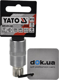 Торцева голова з битою Yato YT-04346 M16 1/2