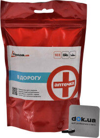 Аптечка автомобильная Poputchik в мягком чехле 02-047-ДП