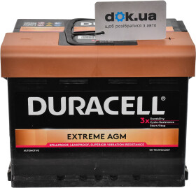 Акумулятор Duracell 6 CT-60-R Extreme AGM DE60AGM